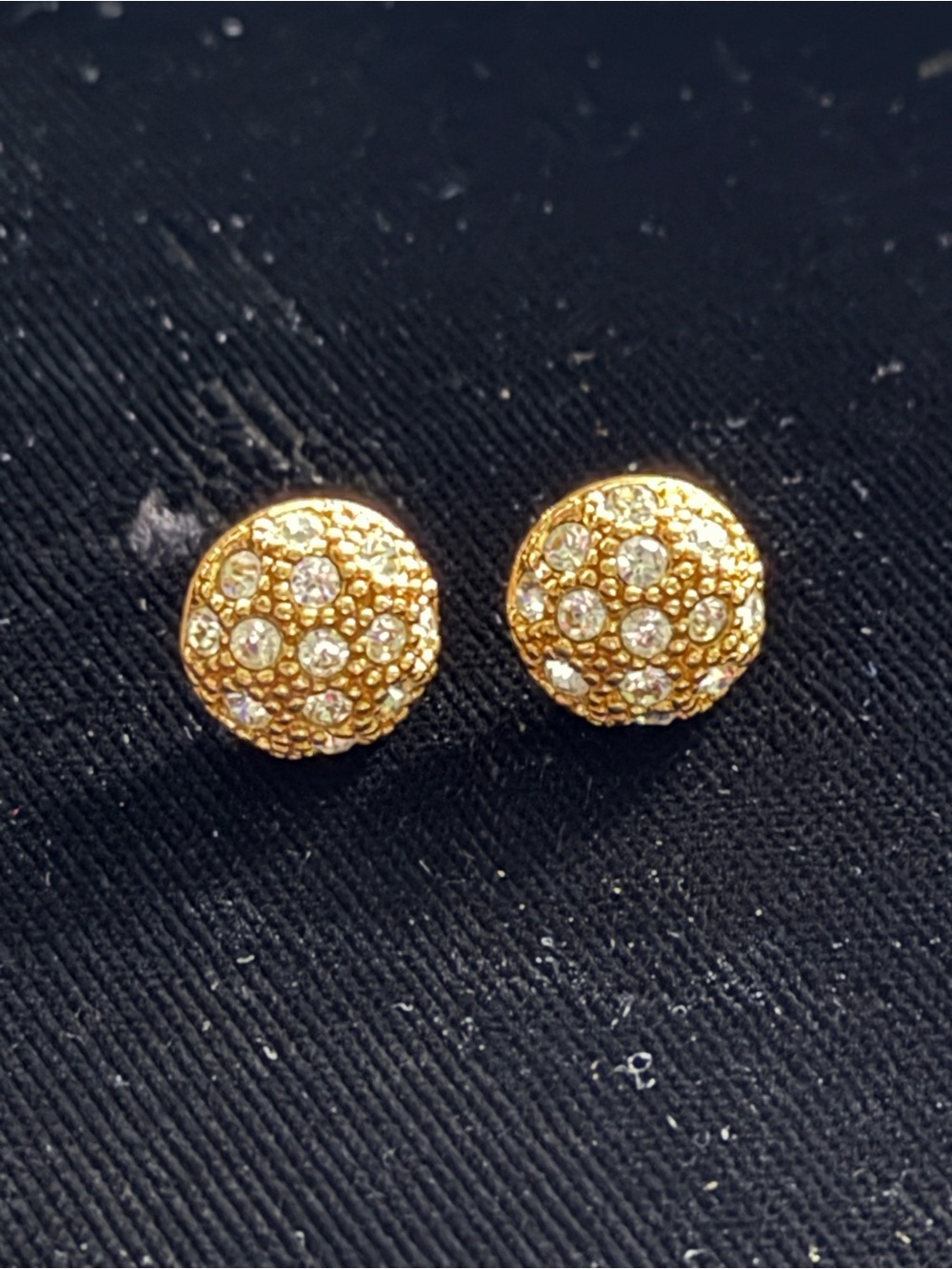 Vintage Avon Domed Stud Earrings 90s
